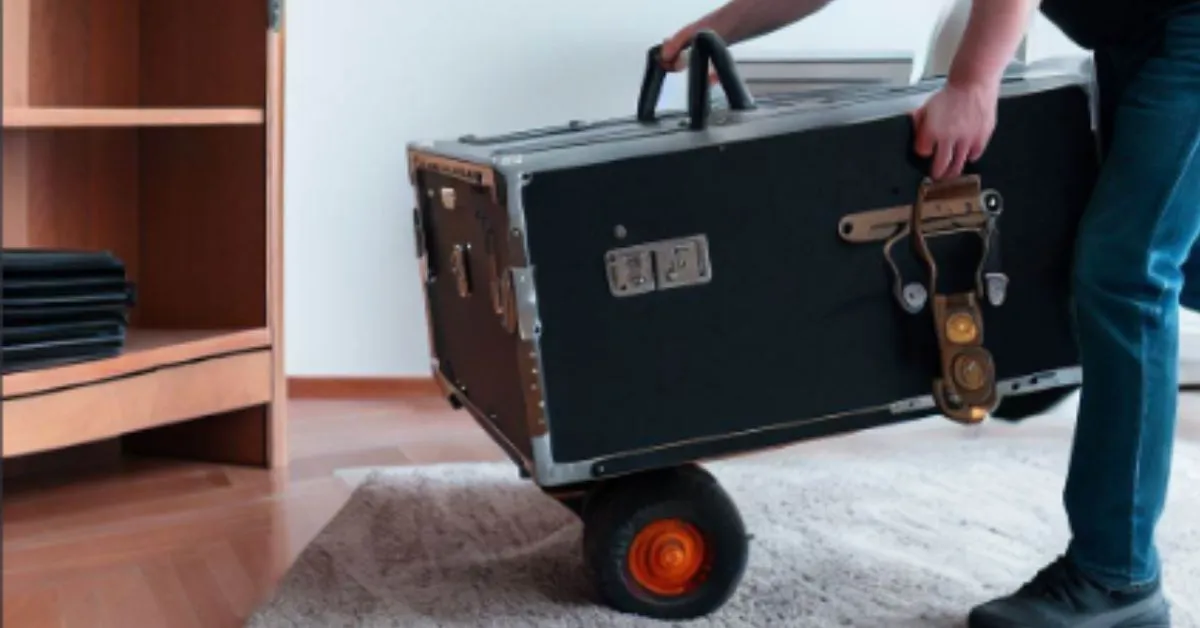 how to move a safe with a dolly