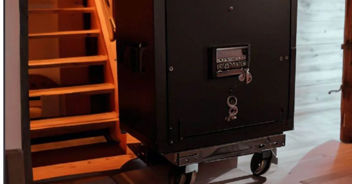 how to move gun safe down stairs